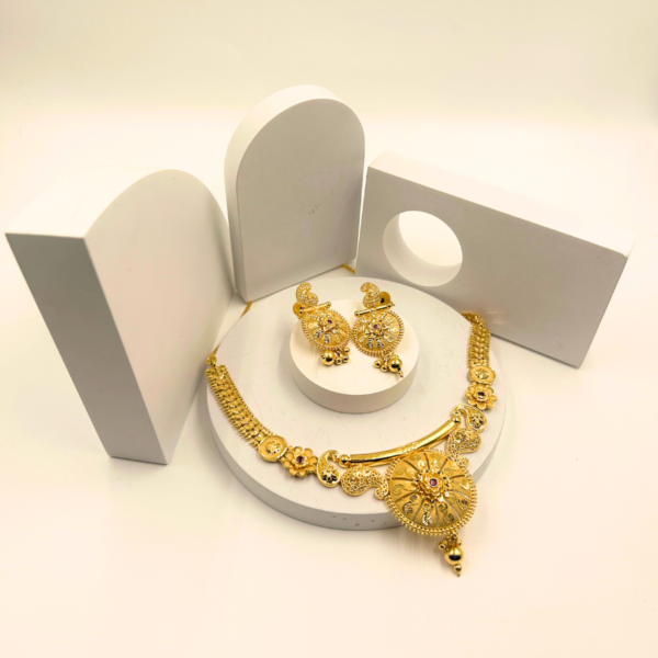Dubai Forming Gold semi choker set